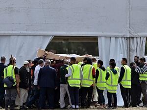 جرت مراسم الدفن وسط حراسة أمنية مشددة