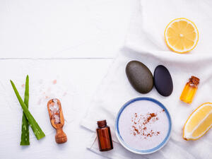 يتم إضافة الليمون إلى ماسكات الوجه