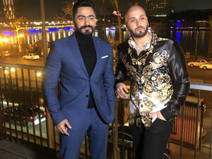 Massari and Tamer seem to be secretive about the news (Source: massari - Instagram)