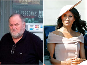 ميغان ماركل ووالدها توماس