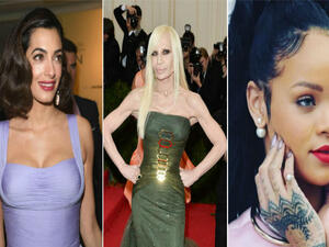 ريهانا ودوناتيلا فرساتشي وأمل كلوني (instagram.com)