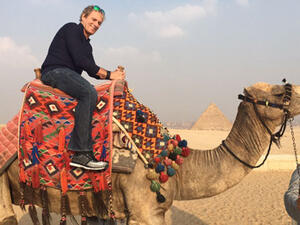 Michael performed in Cairo and spent three days touring the city. (File photo)