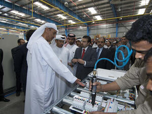 Manufacturing industries contributed 6.9 percent to the emirate’s economic output in 2016. (File photo)