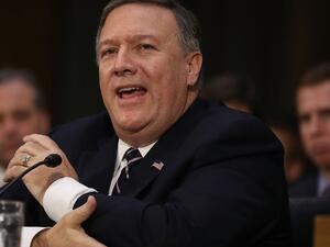 جاء بومبيو الرياض، قادما من العاصمة البلجيكية 