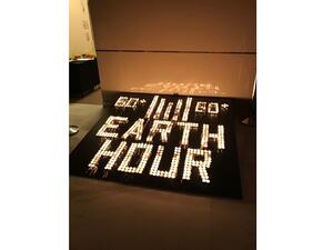 Millennium plaza dubai switches off the lights for earth hour.