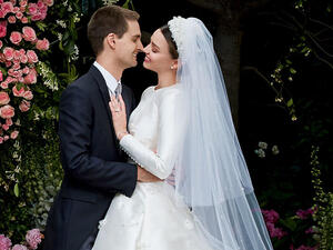 ميراندا كير وزوجها إيفان سبيغل