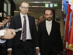 IAEA's Tero Varjoranta and Iran's Reza Najafi reported that they will meet again in Tehran November 11 as a follow-up to the "positive" talks in Vienna (Dieter Nagl/AFP)