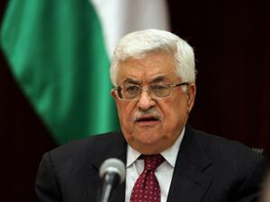 Palestinian president Mahmoud Abbas addresses a meeting in the West Bank city of Ramallah. (AFP PHOTO/ABBAS MOMANI) Palestinian president Mahmoud Abbas addresses a meeting in the West Bank city of Ramallah. (AFP PHOTO/ABBAS MOMANI)