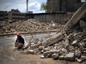 Syrian conflict has caused the country's economy  to suffer an almost 100 per cent decline in foreign trade in 2012 (DIMITAR DILKOFF / AFP)