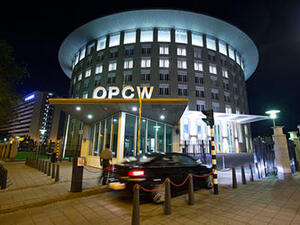 OPCW received the Nobel Peace Prize this year for its work on the Syrian chemical weapon disarmament case (File Archive)