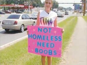 المتسولة بكامل لياقتها