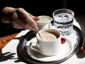 Woman presents a tray of beverages (Getty: image used for illustrative purposes) Woman presents a tray of beverages (Getty: image used for illustrative purposes)