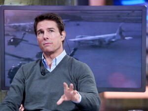 Tom Cruise scales the highest heights. 