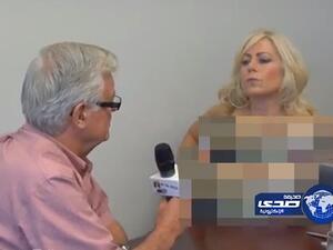 المذيعة والرئيس