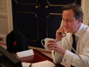 UK Prime Minister David Cameron telephoned Iranian President Hassan Rouhani Tuesday, representing the first call between the two countries in over a decade (Courtesy of Press TV)