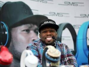 International-acclaimed artist, Curtis "50 Cent" Jackson, launches his SMS Audio brand Headphones at Gitex Technology Week in Dubai on Wednesday.