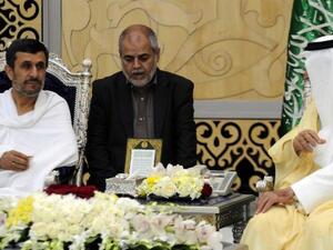 Ahmadinejad and King Abdullah meet Ahmadinejad and King Abdullah meet
