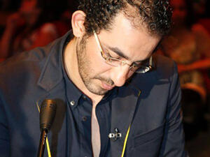 Ahmed Helmy is taking is judging job on Arabs Got Talent seriously. (Image: Facebook)