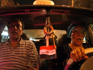 A snapshot from the documentary “Another night on Earth” - Egypt through taxi conversations." (Image: Vimeo)
