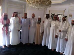 "Constructive and inspiring meeting with His Royal Highness Prince Mamdouh Bin Abdul Aziz Al Saud" (Image: Twitter)