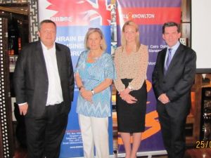 Executives at Hill & Knowlton during the event