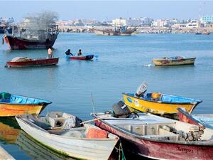 Traditional Persian ships, in Bushehr province. Iran seized two Saudi boats that entered its territory. (Photo courtesy of ALAMY/The Telegraph)
