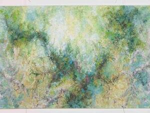 Charbel Samuel Aoun, Lost Spring I, mixed media on canvas, 150 x 244 cm, 2012All images courtesy of SMO Gallery