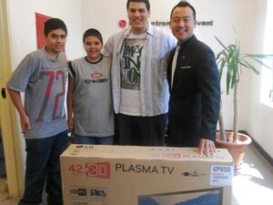 الفائزون بتلفاز بلازما 3D من LG