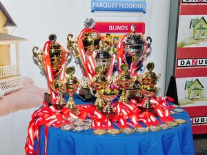 Awards and cups for winners