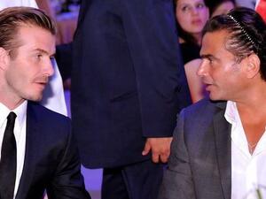 David Beckham and Amr Diab talk headbands