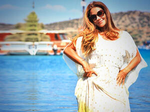 Diana Haddad's new look in her latest music video. (Image: Twitter)