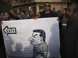 المظاهرات ترفض النظام والرئيس 