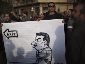 المظاهرات ترفض النظام والرئيس 