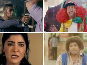 Screenshots from some of the movies that were in theaters this Eid El Fitr. (Image: Facebook)