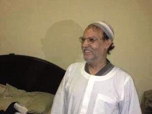 A picture released by the Egyptian interior ministry shows senior Muslim Brotherhood figure Essam al-Erian following his arrest at an apartment in east Cairo where he had been in hiding on October 30, 2013 in Cairo. (AFP)