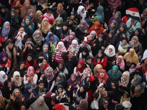 Bothaina Kamel refused to be short-listed for the Women of Courage Award because it was awarded by the American 
administration. 