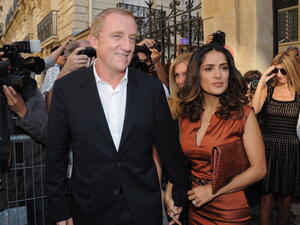 Francois Henri Pinault and Salma Hayek