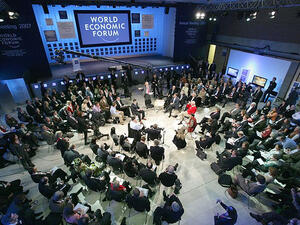 The World Economic Forum is supposed to allow for the discussion of urgent economic issues The World Economic Forum is supposed to allow for the discussion of urgent economic issues