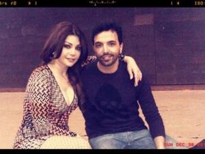 Haifa with her star choreographer, Kamel Ouali in Beirut.