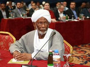 Hassan Turabi: Islamist Conference 2012, Doha. Photo, courtesy of Arab Center for Research and Policy Studies Hassan Turabi: Islamist Conference 2012, Doha. Photo, courtesy of Arab Center for Research and Policy Studies