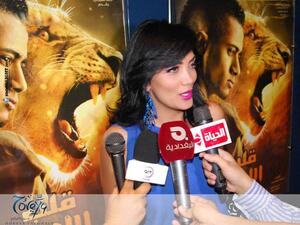 Horeya Farghaly gives the press the low down (Image courtesy of Facebook)