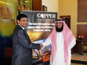 Sanjeev Ranjan, CEO of ICPCI and Saud Al-Jibreen, General Manager of AMAD