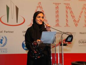 Sheikha Lubna Al Qasimi, UAE Minister of Foreign Trade at the Annual Investment Meeting in Dubai