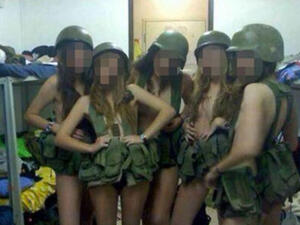 The Israeli female soldiers were disciplined by their commanding officers following the release of the images, according to Israeli officials. 