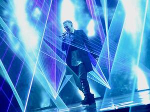 Justin Timberlake taking the stage by storm! (Image: Facebook)
