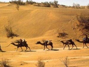 The sand dunes of Kuwait