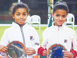 Pictured: Marley and Lea Manga, aged 13 and 10, respectively. (Photo Credit: Gulf Business)