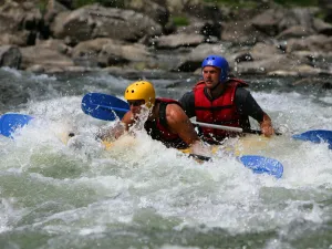 River-rafting on the Orontes ('Assi') river that passes through Lebanon, as well as Syria, is picking up popularity as well as
reaping benefits for the local Hermel community.
