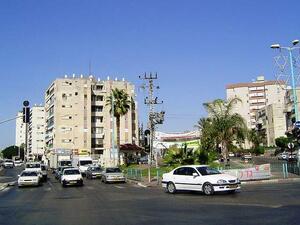 Lod's downtown as another side of Arab town is under invasion by a new ultra Jewish settlement Lod's downtown as another side of Arab town is under invasion by a new ultra Jewish settlement