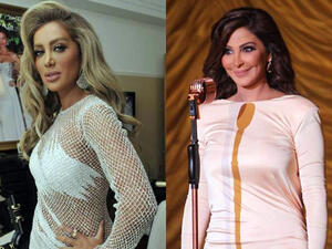 Maya Diab stands up to co-patriot songstress Elissa. (Image: Facebook)